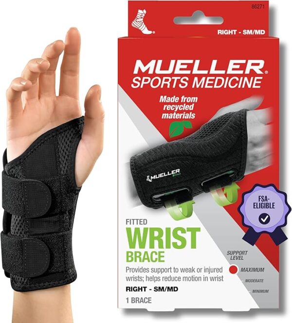 MUELLER Sports Medicine Green Fitted Wrist Brace